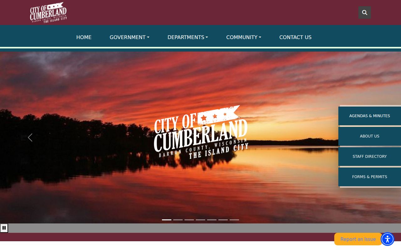 Cumberland criminal records and City Hall source